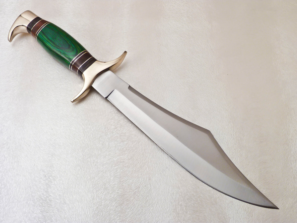 Custom Handmade D2 Steel Hunting Fancy Bowie Knife with Beautiful Resi –  USKnife4u