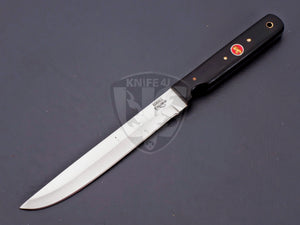 Handmade D2 Steel Fillet Knife with Black Micarta on Handle
