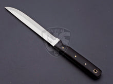 Load image into Gallery viewer, Handmade D2 Steel Fillet Knife with Black Micarta on Handle