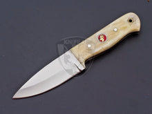 Load image into Gallery viewer, Beautiful Hand Made D2 Steel Skinner Knife with Natural Camel Bone Handle