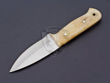 Load image into Gallery viewer, Beautiful Hand Made D2 Steel Skinner Knife with Natural Camel Bone Handle