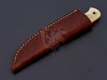 Load image into Gallery viewer, Beautiful Hand Made D2 Steel Skinner Knife with Natural Camel Bone Handle