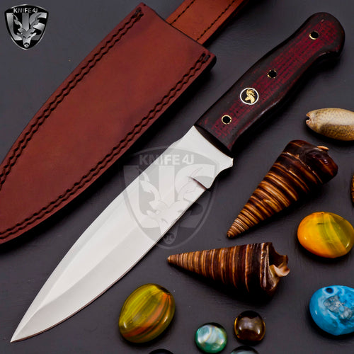 Handmade D2 Steel Amazing Fillet Knife with Beautiful Micarta Handle