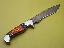 Load image into Gallery viewer, Custom Handmade Damascus Steel Bowie Knife