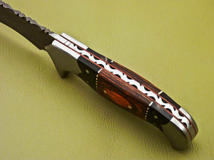Custom Handmade Damascus Steel Bowie Knife
