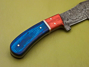 Custom Handmade Damascus Steel Tracker Knife