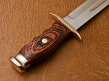 Load image into Gallery viewer, Custom Hand Made D2 Steel Hunting Knifes with Amazing Wood Handle