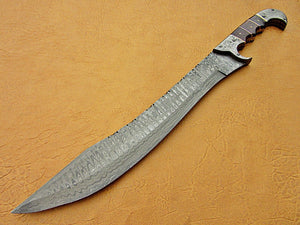 Custom Hand Made Damascus Steel Beautiful Bowie Knife