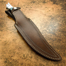 Load image into Gallery viewer, Custom Handmade D2 Steel Fish Style Amazing Hunting Bowie Knife