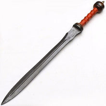 Load image into Gallery viewer, Custom Handmade Damascus Steel Beautiful Gladious Sword