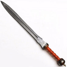 Load image into Gallery viewer, Custom Handmade Damascus Steel Beautiful Gladious Sword